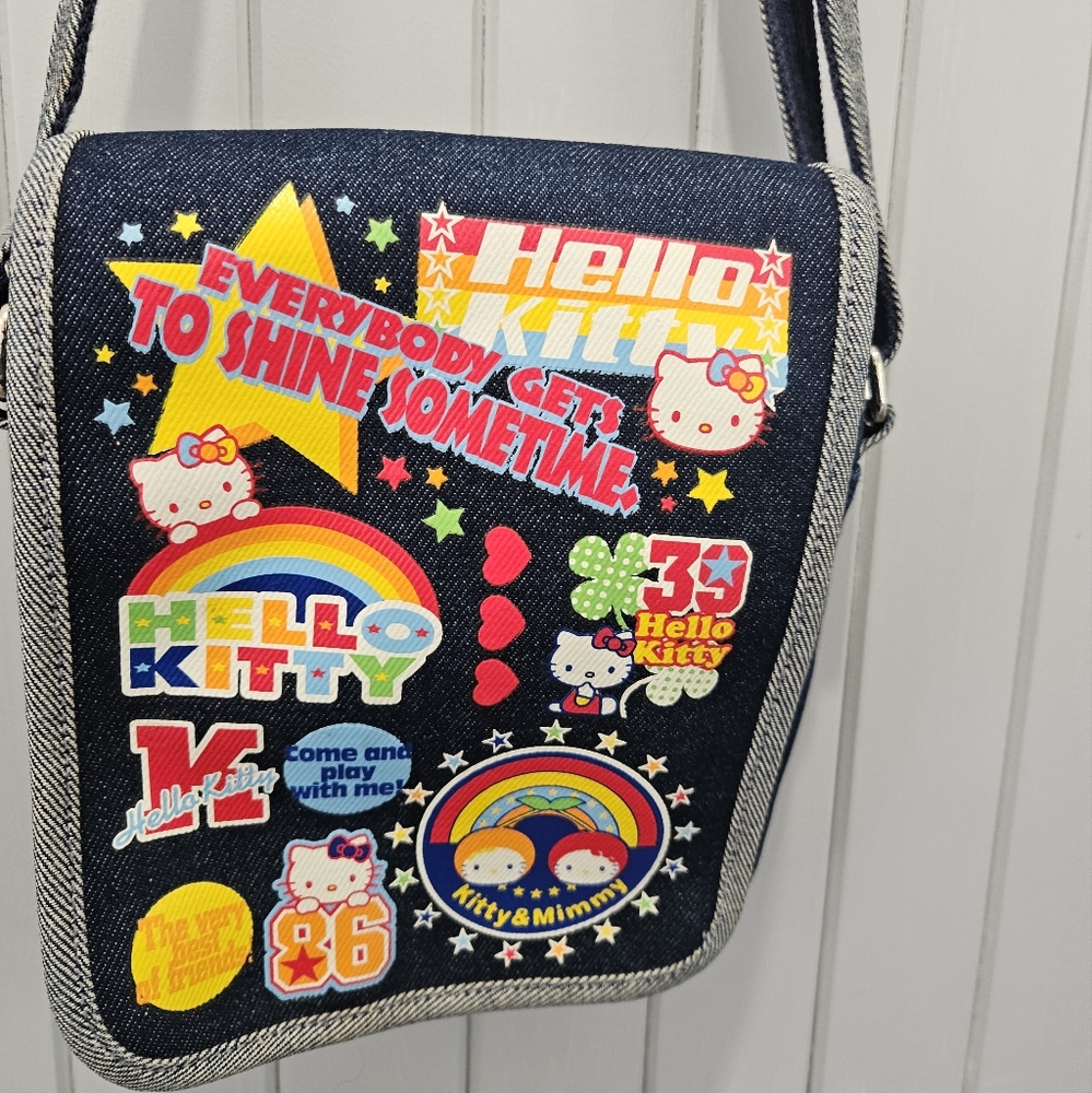 Hello kitty Y2K colorful foldover mini crossbody bag